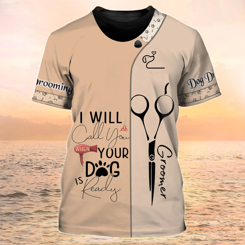 Νέο διασυνοριακό ανδρικό και γυναικείο κοντομάνικο μπουφάν, κουρείο με ψηφιακή εκτύπωση 3D, προμήθεια κατασκευαστών γυναικείων μπλουζών κουρείων