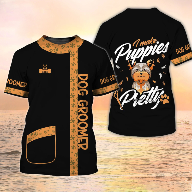 Νέο διασυνοριακό ανδρικό και γυναικείο κοντομάνικο μπουφάν, κουρείο με ψηφιακή εκτύπωση 3D, προμήθεια κατασκευαστών γυναικείων μπλουζών κουρείων