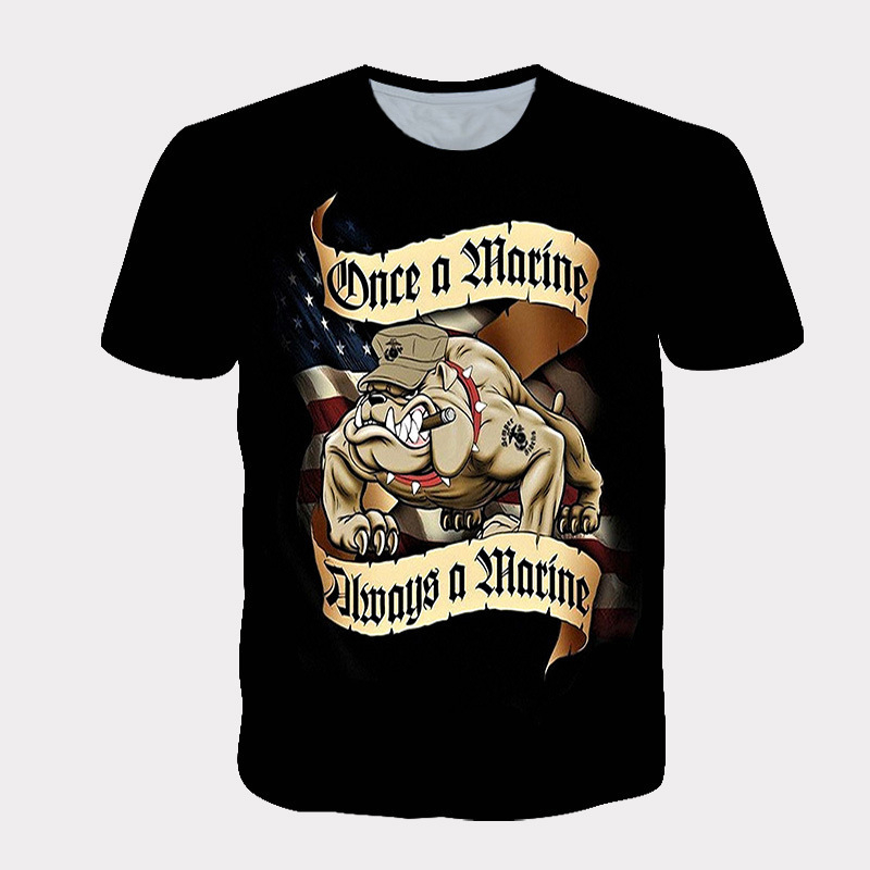 Трансгранична външна търговия модна тениска свободна кръгла врата мъжка мода къс ръкав Popeye дигитален печат едно парче доставка