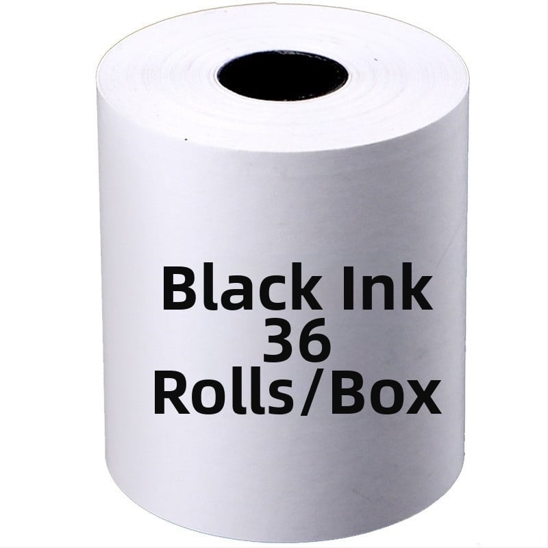 Термохартия за касови апарати 5730-5740-5750, касова бележка от супермаркет 8060, хартия за печат на кухненска опашка, малка черна тръбичка на едро