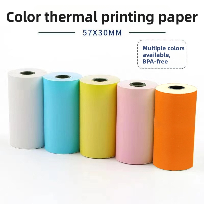 Термохартия за касови апарати 5730-5740-5750, касова бележка от супермаркет 8060, хартия за печат на кухненска опашка, малка черна тръбичка на едро