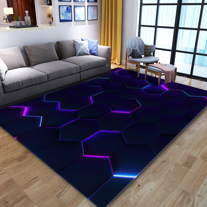 Tarpvalstybinė tarpvalstybinė 3D stereo vaizdo lovos antklodė „Technology Sense“ e-sporto kambario sofos antklodė „Amazon Daifa Full Carpet“