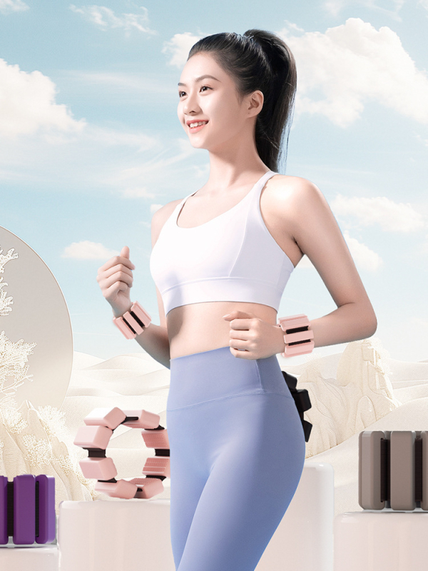 Sportinė svorio apyrankė su universalia reguliuojama medžiaga, pilnas nematomų svorį didinančių rankos, riešo, pėdos tamprės su švino blokeliu komplektas