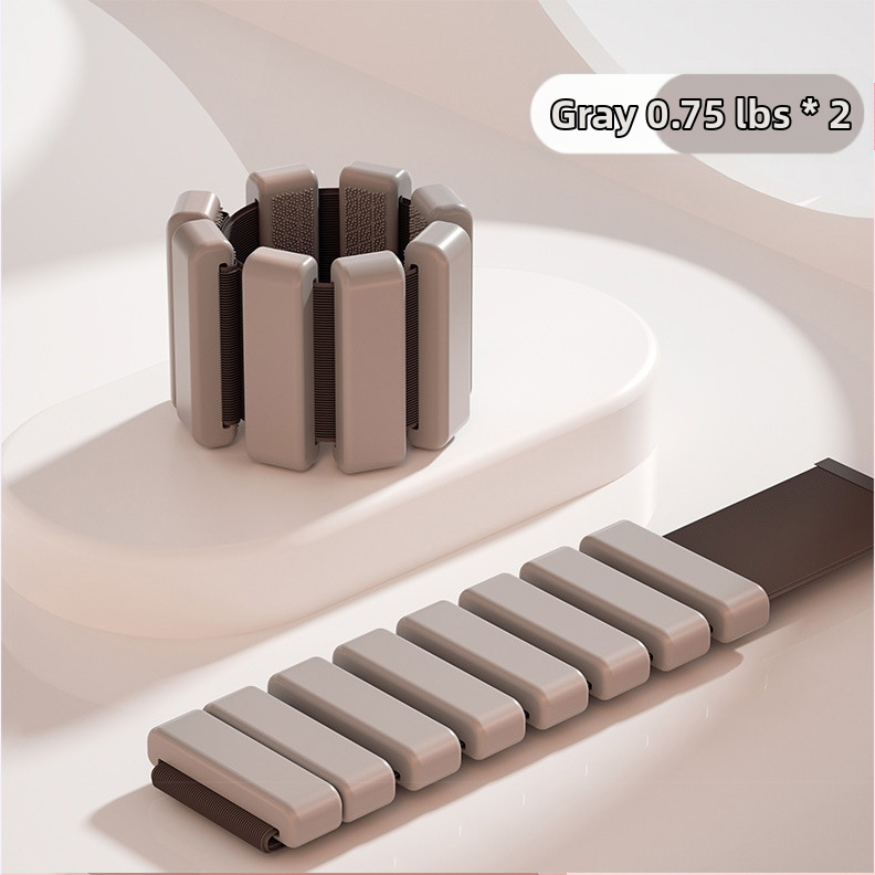 Sportinė svorio apyrankė su universalia reguliuojama medžiaga, pilnas nematomų svorį didinančių rankos, riešo, pėdos tamprės su švino blokeliu komplektas