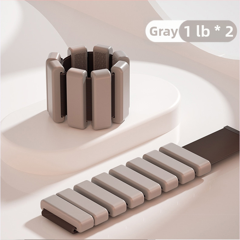 Sportinė svorio apyrankė su universalia reguliuojama medžiaga, pilnas nematomų svorį didinančių rankos, riešo, pėdos tamprės su švino blokeliu komplektas