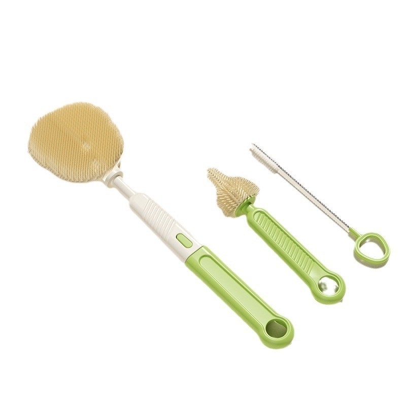 Silikoninis spenelių valymo šepetėlis naujagimio speneliui, mažas šepetėlis buteliukų valymui