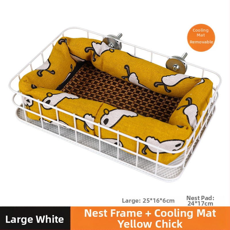 Papūgos lova, geležinė sofa, hamakas, šilta platforma, bijūnas, Xuanfeng, paukščio lizdas, miegantis paukščio lizdas, miegančio paukščio narvelis, platforma