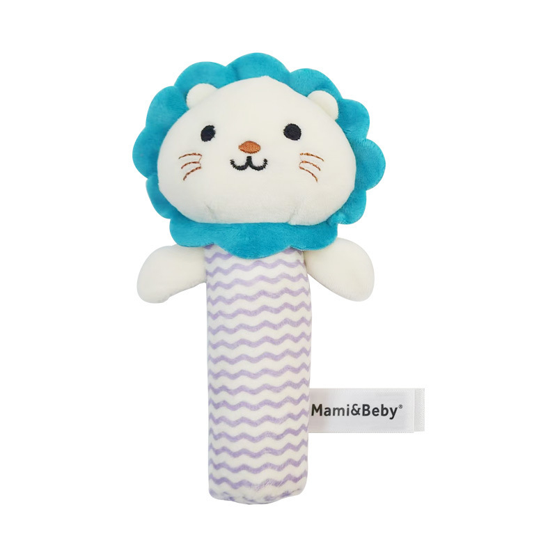 mamibeby kūdikio žaislas skambėjimo popierius BB lazdelė rankomis sukama naujagimio raminanti rankomis sukama animacinio gyvūno rankomis braižoma lazdelė