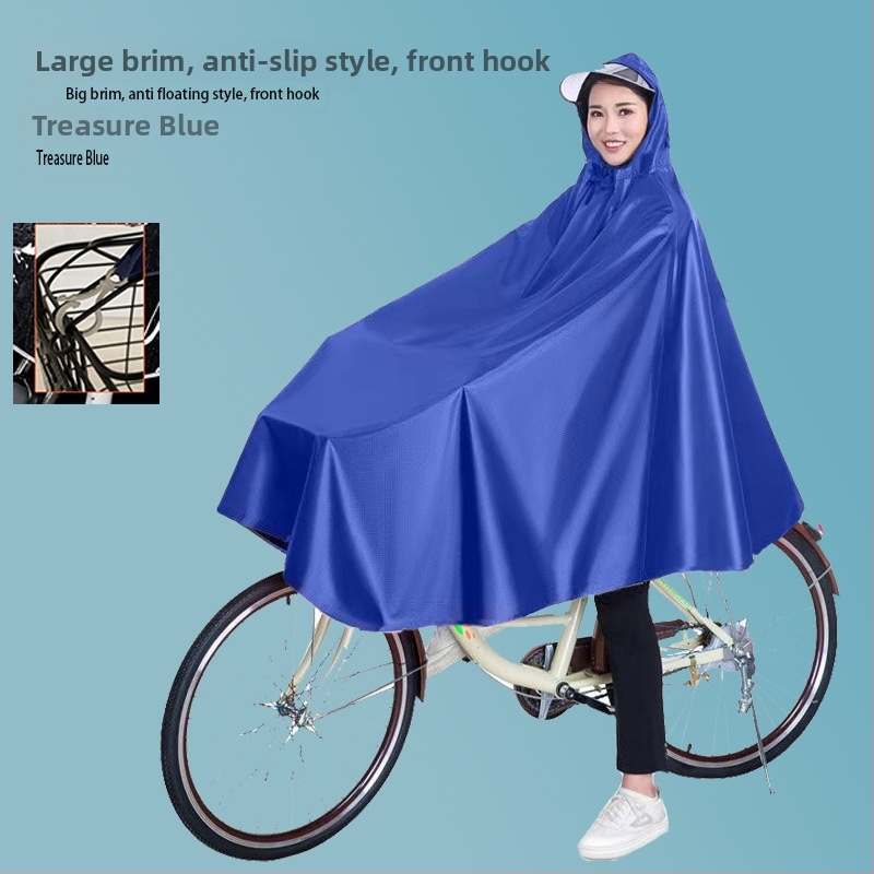 Jalgratta poncho vihmamantel elektriautole vihmakindel suurendatud ühe jalgrattaga akuga auto poncho meeste ja naiste täiskasvanute vihmamantel