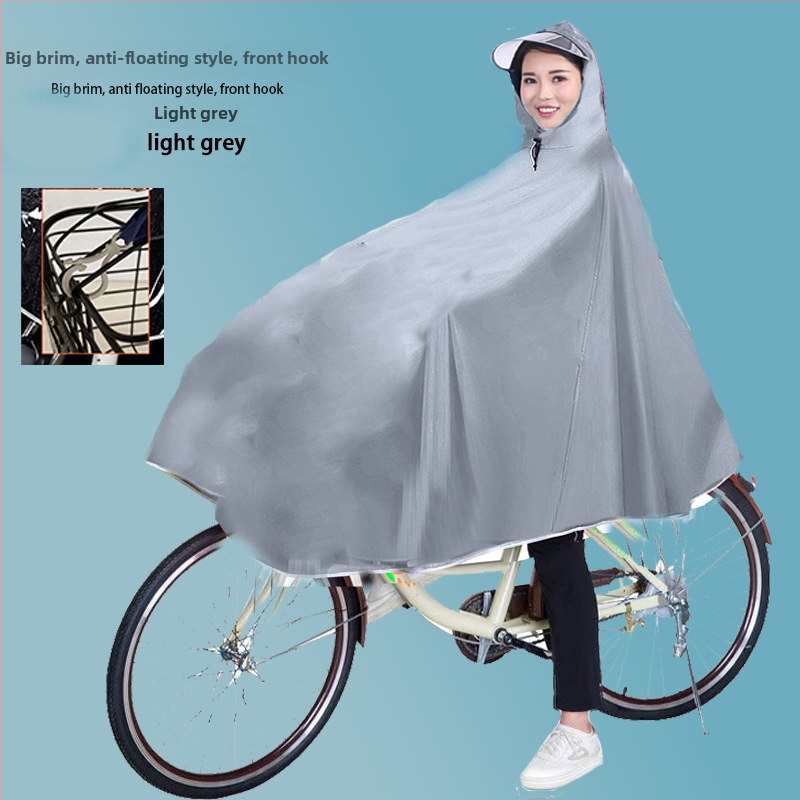 Jalgratta poncho vihmamantel elektriautole vihmakindel suurendatud ühe jalgrattaga akuga auto poncho meeste ja naiste täiskasvanute vihmamantel