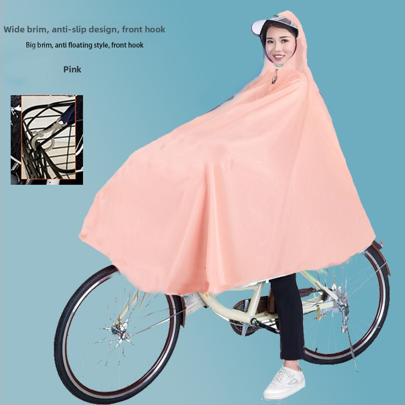 Jalgratta poncho vihmamantel elektriautole vihmakindel suurendatud ühe jalgrattaga akuga auto poncho meeste ja naiste täiskasvanute vihmamantel
