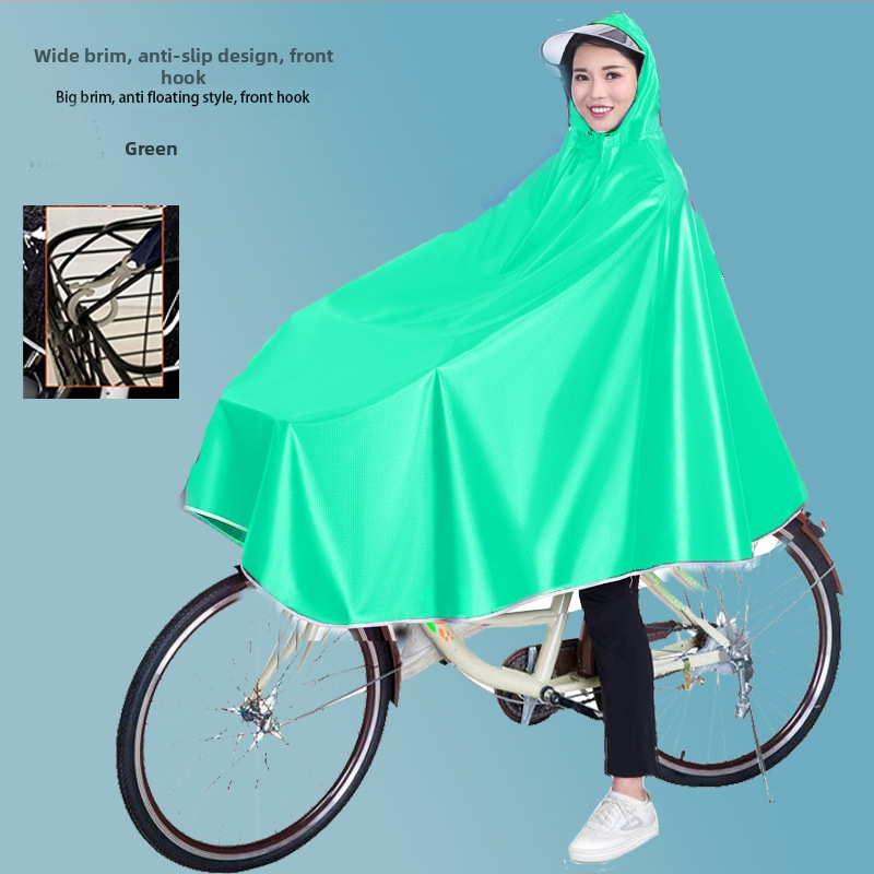 Jalgratta poncho vihmamantel elektriautole vihmakindel suurendatud ühe jalgrattaga akuga auto poncho meeste ja naiste täiskasvanute vihmamantel