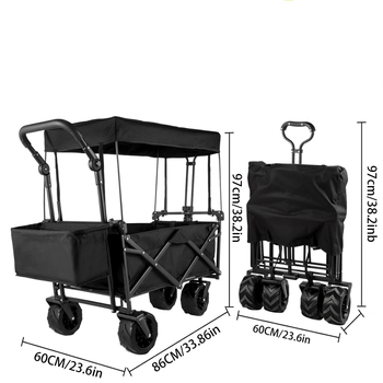 Väliskaubanduse piiriülene välistingimustes kokkupandav auto neljarattaline käru tööriistakäru ostukäru matkaauto käru