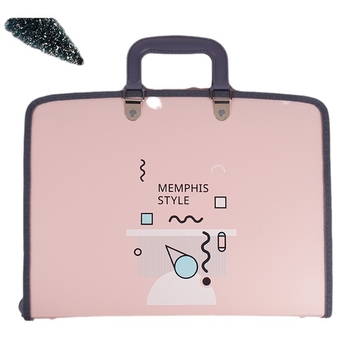 Armas õpilasele mõeldud käeshoitav testikirjaklamber, 13 ruuduga lukuga akordionikott, mahukas klassifitseerimise ja korraldamise kosmeetikakott