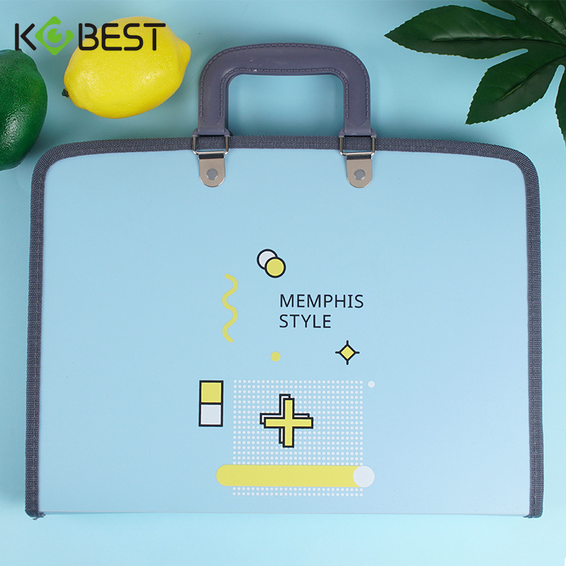 Armas õpilasele mõeldud käeshoitav testikirjaklamber, 13 ruuduga lukuga akordionikott, mahukas klassifitseerimise ja korraldamise kosmeetikakott