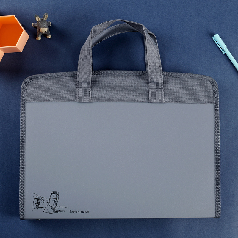 Armas õpilasele mõeldud käeshoitav testikirjaklamber, 13 ruuduga lukuga akordionikott, mahukas klassifitseerimise ja korraldamise kosmeetikakott