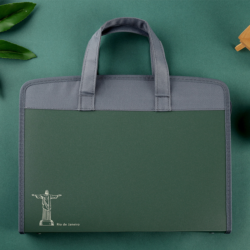 Armas õpilasele mõeldud käeshoitav testikirjaklamber, 13 ruuduga lukuga akordionikott, mahukas klassifitseerimise ja korraldamise kosmeetikakott