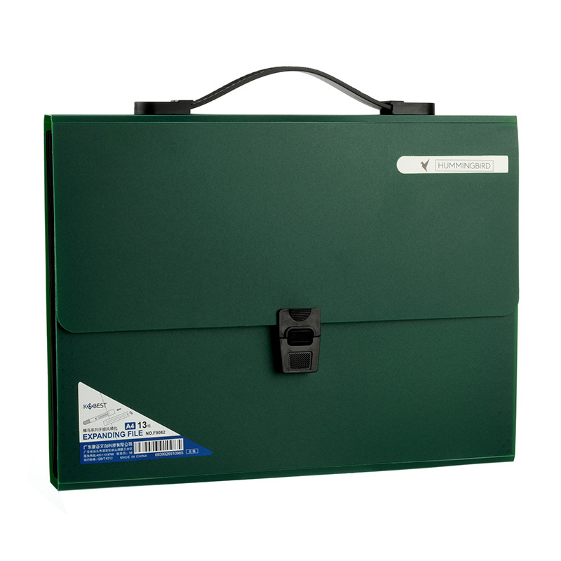 Armas õpilasele mõeldud käeshoitav testikirjaklamber, 13 ruuduga lukuga akordionikott, mahukas klassifitseerimise ja korraldamise kosmeetikakott