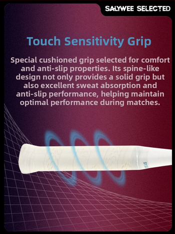 „Salywee“ patobulinta visiškai anglies pluošto profesionali skvošo raketė „Olivia 2.0“ integruota itin lengva 155 ± 5 g