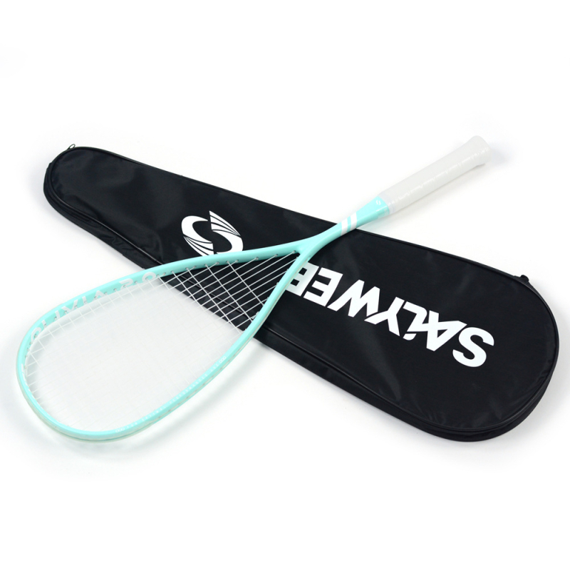 „Salywee“ patobulinta visiškai anglies pluošto profesionali skvošo raketė „Olivia 2.0“ integruota itin lengva 155 ± 5 g