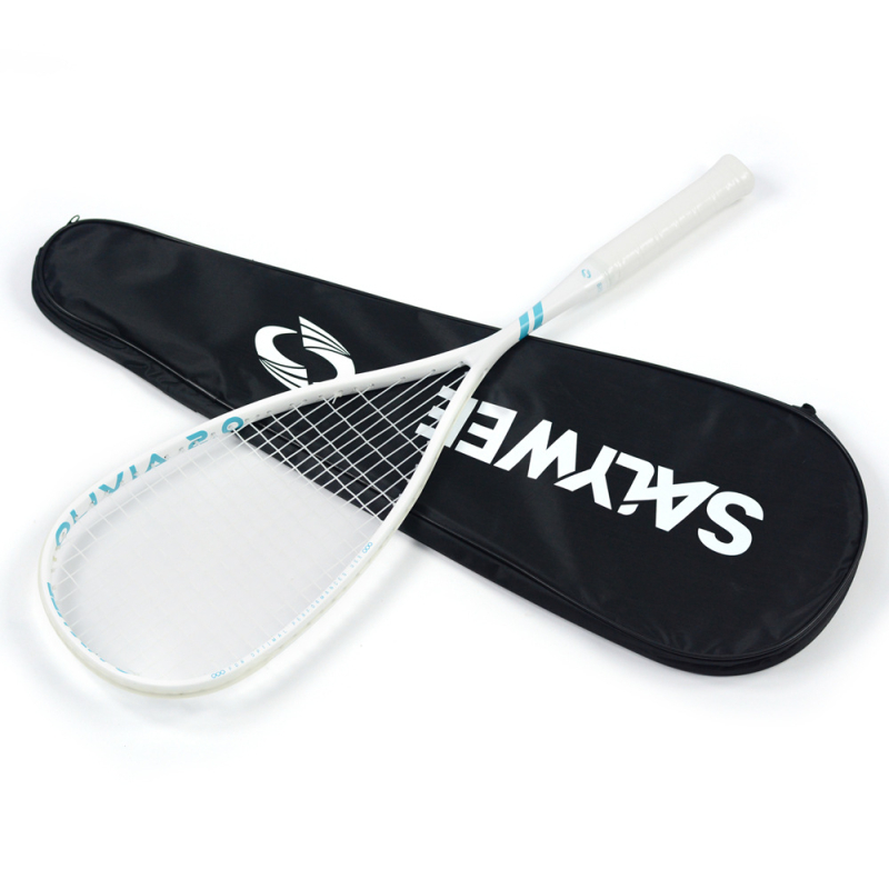 „Salywee“ patobulinta visiškai anglies pluošto profesionali skvošo raketė „Olivia 2.0“ integruota itin lengva 155 ± 5 g