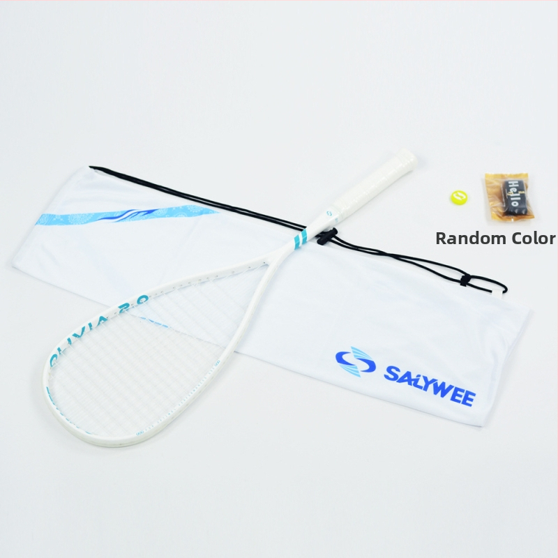 „Salywee“ patobulinta visiškai anglies pluošto profesionali skvošo raketė „Olivia 2.0“ integruota itin lengva 155 ± 5 g