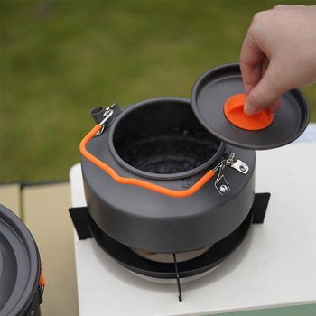 Διασυνοριακή Προμήθεια Μαγειρικών Σκευών Κάμπινγκ, Βραστήρα για Βραστό Νερό, Φορητών Επιτραπέζιων Σκευών Κάμπινγκ, Σετ Κατσαρολών, Τηγάνι, Εξοπλισμού Κατσαρόλας