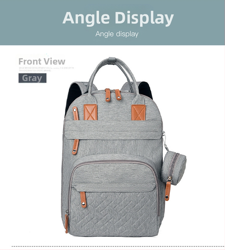 Geantă multifuncțională nouă pentru mămici, geantă portabilă just-in-time, rucsac Baoma, geantă de mare capacitate pentru mamă și bebeluș, tampon de urină