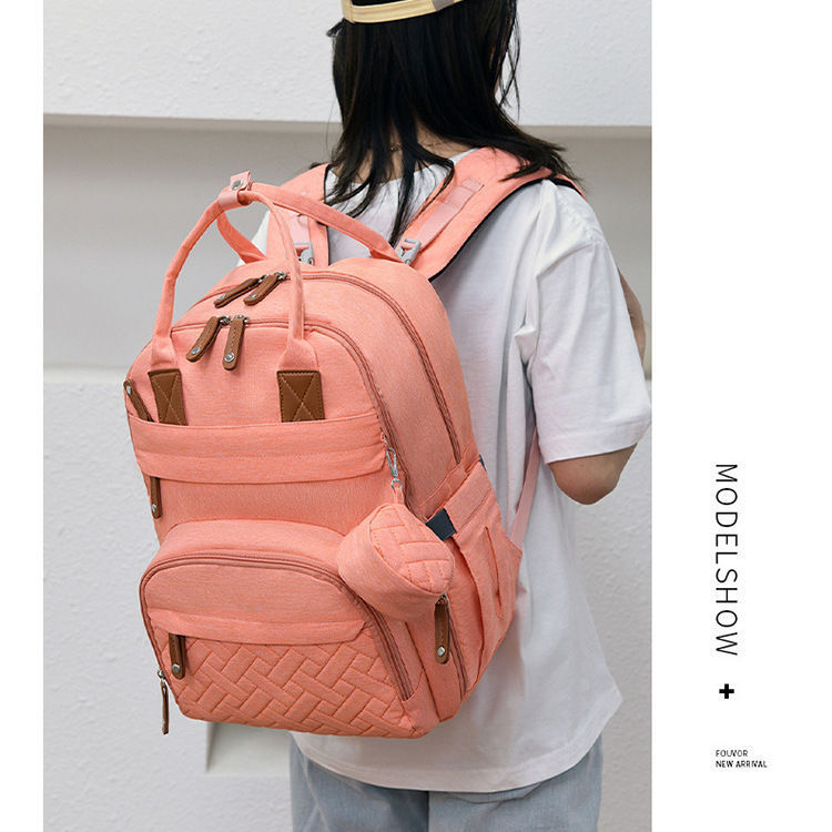 Geantă multifuncțională nouă pentru mămici, geantă portabilă just-in-time, rucsac Baoma, geantă de mare capacitate pentru mamă și bebeluș, tampon de urină