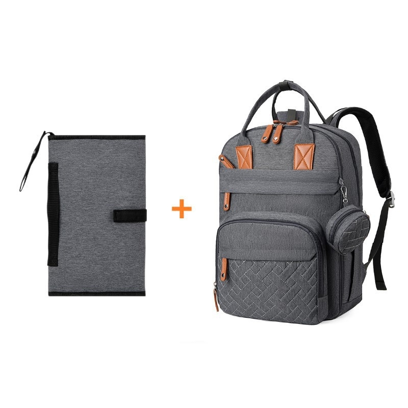 Geantă multifuncțională nouă pentru mămici, geantă portabilă just-in-time, rucsac Baoma, geantă de mare capacitate pentru mamă și bebeluș, tampon de urină