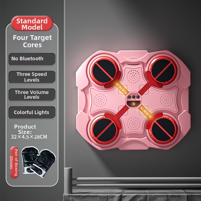 Rütmimuusika poksiseina sihtmärk Kodune laste poksitreener Dekompressiooniharjutus Nutikas Bluetooth-elektrooniline poksimasin