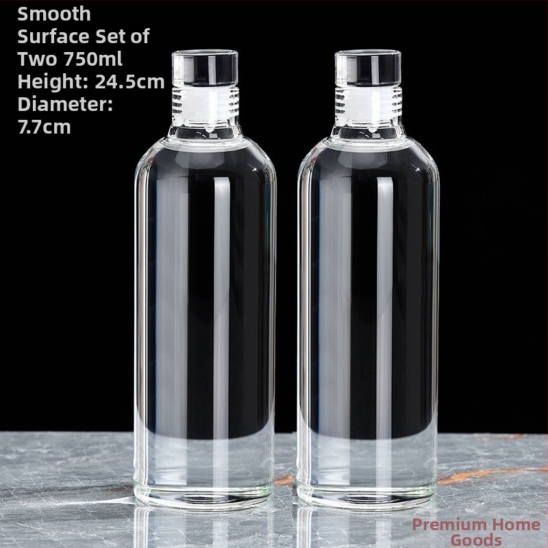 Žolelių vaistų sandarus vyno butelis sutirštintas saugojimas 21 butelis vyno ir ženšenio stikliniam buteliui mirkyti