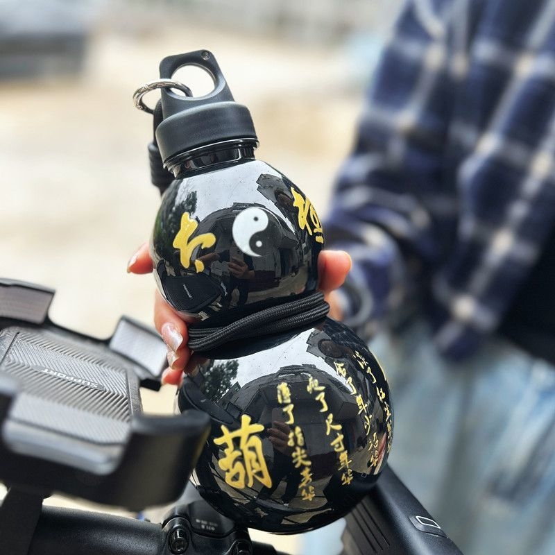 ✅Juodojo mito moliūgo vandens puodelis virduliui, plastikinis puodelis, 2024 m., naujas, aukštos spalvos, 800 ml, sportinis tinklas, raudonas, studentų puodelis