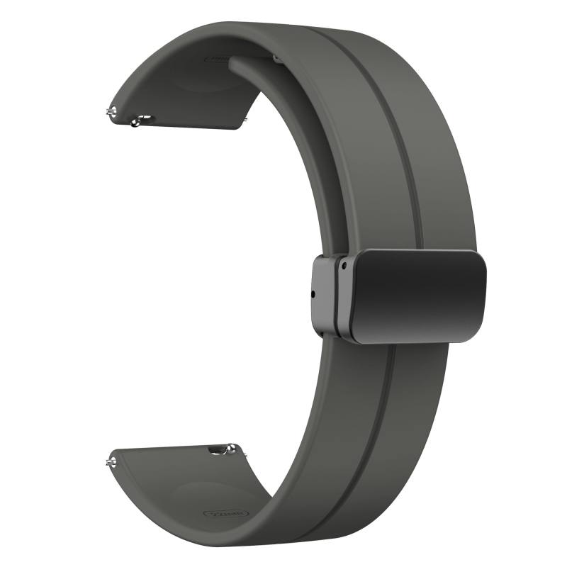 Potrivit pentru curea din silicon pliabilă cu cataramă magnetică de 20/22 mm pentru Samsung Watch 5/4/3, Huawei Gt3/2 Pro