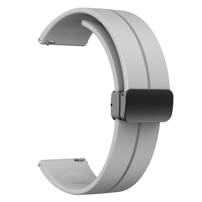 Potrivit pentru curea din silicon pliabilă cu cataramă magnetică de 20/22 mm pentru Samsung Watch 5/4/3, Huawei Gt3/2 Pro