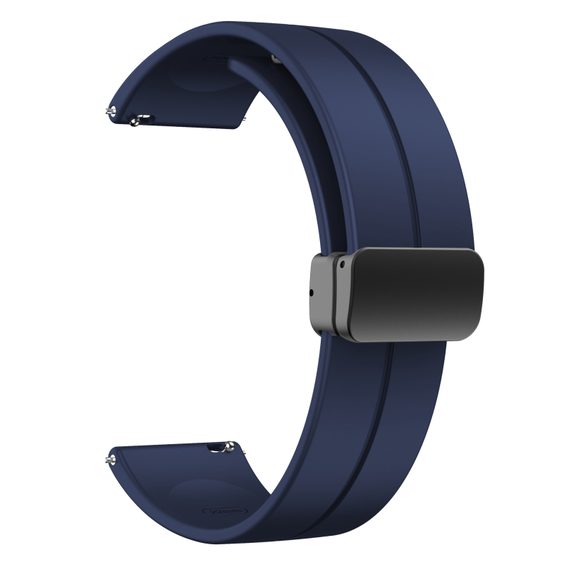 Potrivit pentru curea din silicon pliabilă cu cataramă magnetică de 20/22 mm pentru Samsung Watch 5/4/3, Huawei Gt3/2 Pro