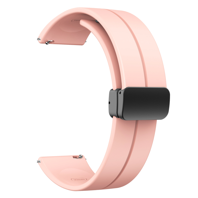 Potrivit pentru curea din silicon pliabilă cu cataramă magnetică de 20/22 mm pentru Samsung Watch 5/4/3, Huawei Gt3/2 Pro