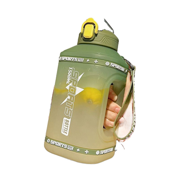 Vyriškas fitneso „Ton-Ton“ kibirinis vandens puodelis, aukštai temperatūrai atsparus virdulys, didelės talpos puodelis, vasarinis moteriškas, išvaizdus sportinis vandens puodelis