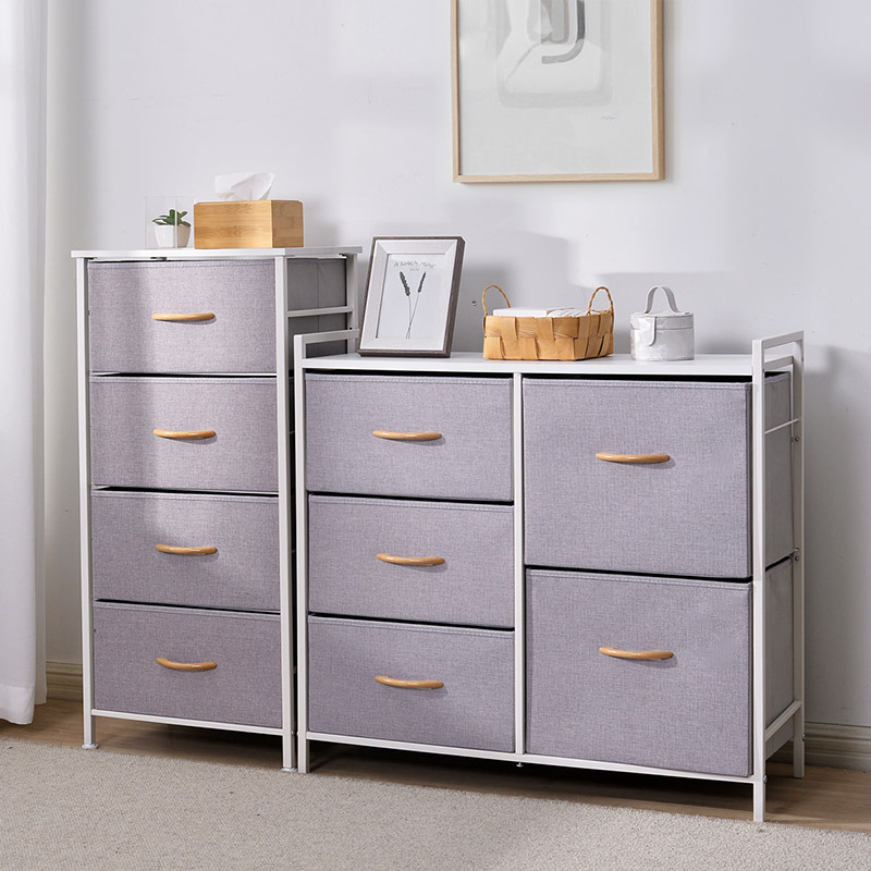 Tehase moodne lihtne sahtlitüüpi hoiukapp kanga kokkupanekuks majapidamises populaarne kapp rauast mänguasjariiul