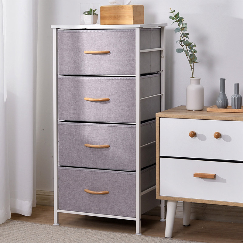 Tehase moodne lihtne sahtlitüüpi hoiukapp kanga kokkupanekuks majapidamises populaarne kapp rauast mänguasjariiul