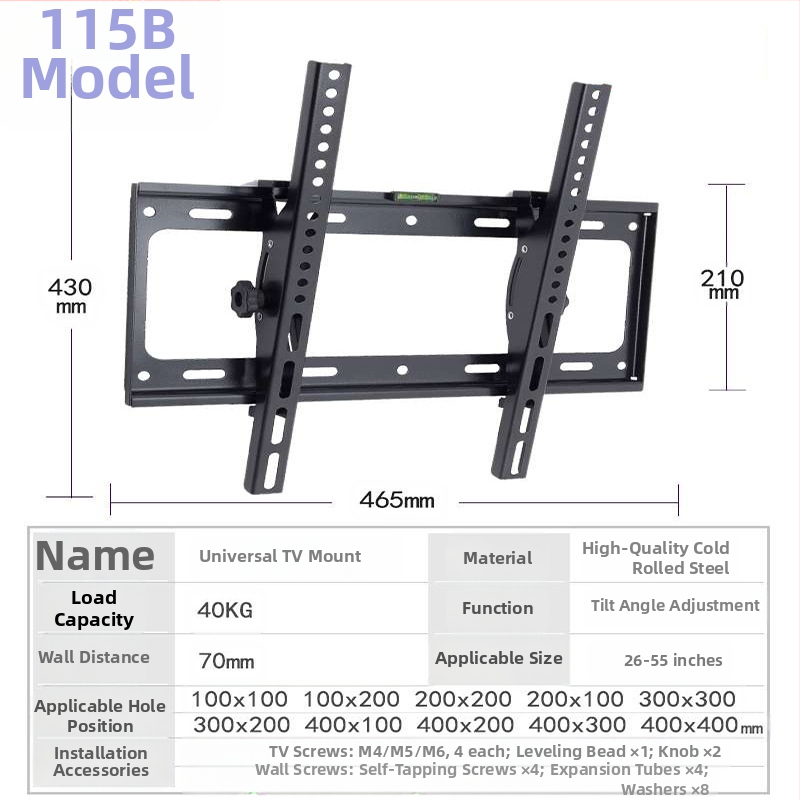 Suport TV Suport TV Suport TV Suport TV telescopic 14-120 inch Preț en-gros Suport de perete