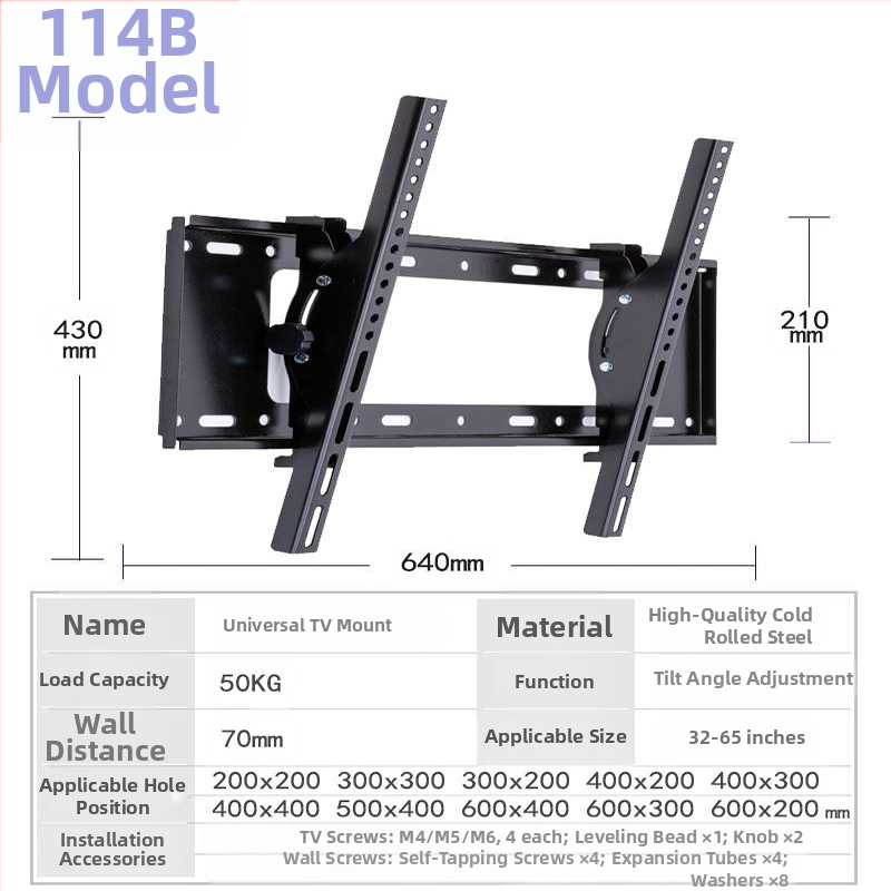 Suport TV Suport TV Suport TV Suport TV telescopic 14-120 inch Preț en-gros Suport de perete