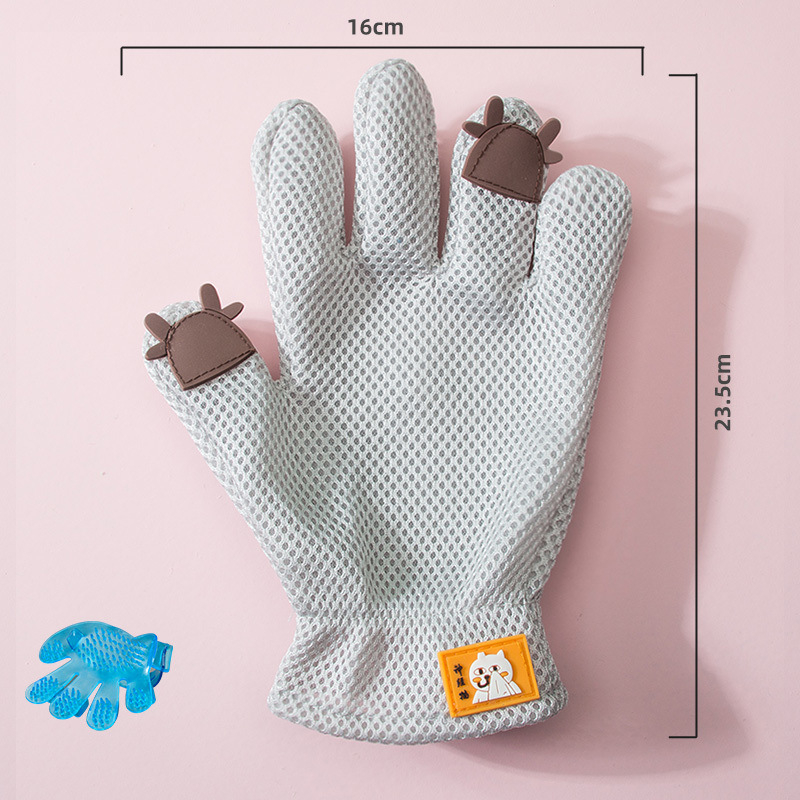 Lemmikloomade kahepoolne kassihoolduskinnas lahtise karva eemaldamiseks, spetsialiseerunud ragdoll-tõugu pikakarvalistele kassidele, kassihooldusvahend