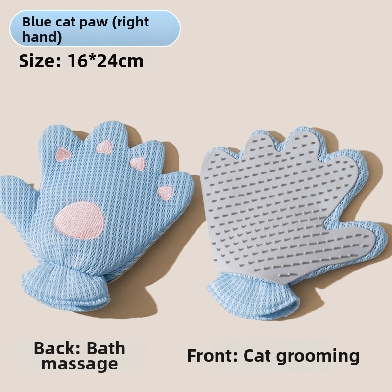 Lemmikloomade kahepoolne kassihoolduskinnas lahtise karva eemaldamiseks, spetsialiseerunud ragdoll-tõugu pikakarvalistele kassidele, kassihooldusvahend