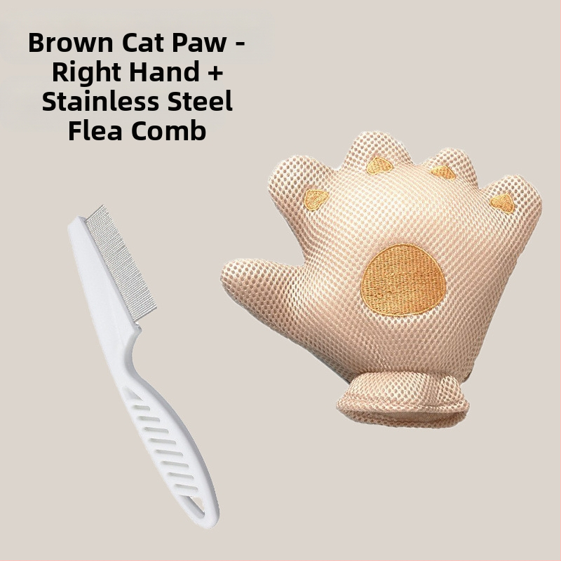 Lemmikloomade kahepoolne kassihoolduskinnas lahtise karva eemaldamiseks, spetsialiseerunud ragdoll-tõugu pikakarvalistele kassidele, kassihooldusvahend