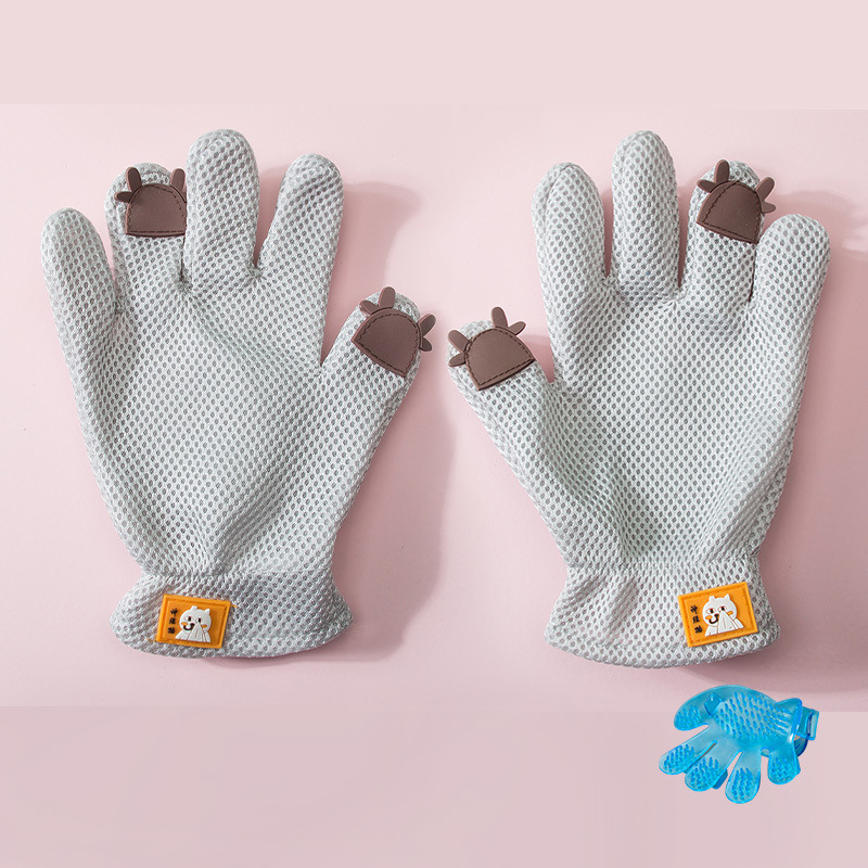 Lemmikloomade kahepoolne kassihoolduskinnas lahtise karva eemaldamiseks, spetsialiseerunud ragdoll-tõugu pikakarvalistele kassidele, kassihooldusvahend