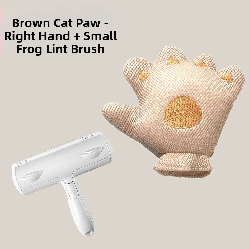 Lemmikloomade kahepoolne kassihoolduskinnas lahtise karva eemaldamiseks, spetsialiseerunud ragdoll-tõugu pikakarvalistele kassidele, kassihooldusvahend