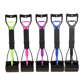 Комплект торби за боклук за домашни любимци на едро за съхранение на кучета, средни и големи кучета с дълга дръжка, щипка за столче