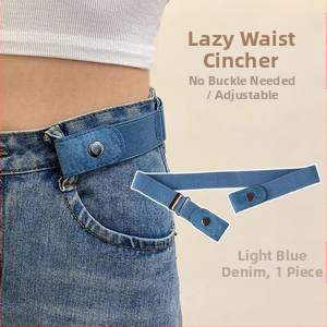 Aukščiausios klasės tingių džinsų diržas moterims, juosmens įtempimo įrankis, juosmens įtempimas, vientisas paprastas elastingas elastinis diržas