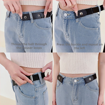 Aukščiausios klasės tingių džinsų diržas moterims, juosmens įtempimo įrankis, juosmens įtempimas, vientisas paprastas elastingas elastinis diržas